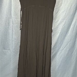 Ambiance Textured Brown Knit Top